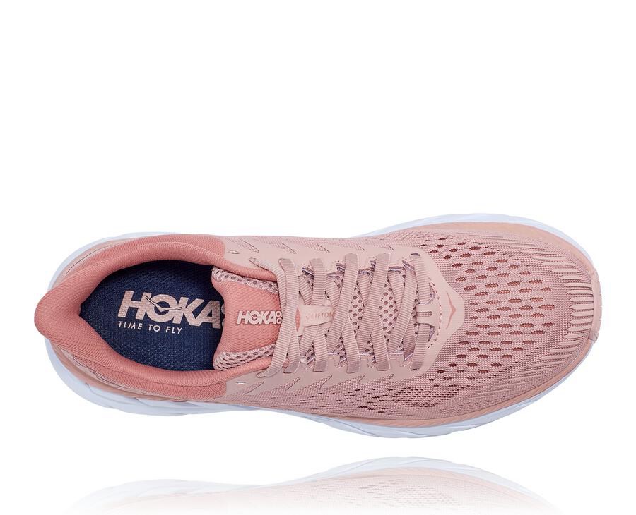 Hoka One One Clifton 7 Löparskor Dam - Rosa - BTLEZ-7351